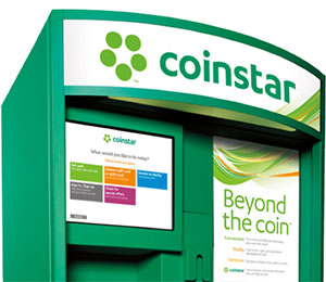 Image of Coinstar U.S. kiosk. Click to download image for media use.